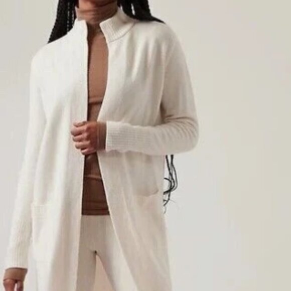 Athlete Spirit Wool Wrap Sweater Merino and Cashmere - Picture 2 of 7